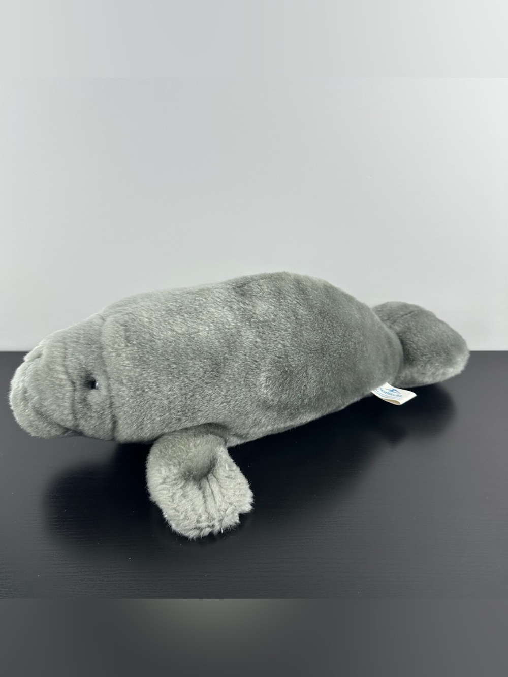 SeaWorld Gray Manatee 14" Large Grey Sea World Seal Whale Dugong